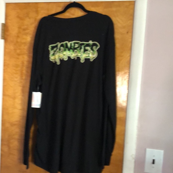 LuLaRoe L/S Hudson Halloween ZOMBIES 3XL - Picture 2 of 3